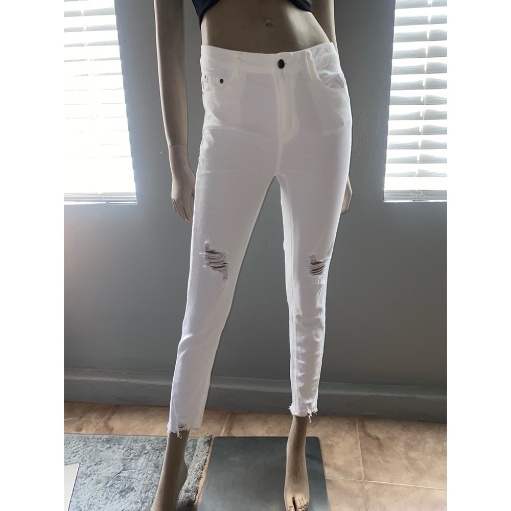 Fashion Nova Distressed Skinny Jeans
